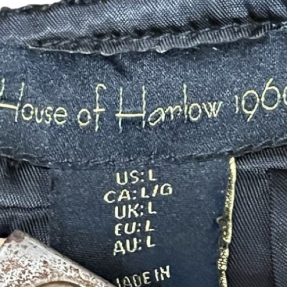 House of Harlow 1960 Black Tweed Wool Blend Skort Size L - Picture 5 of 16